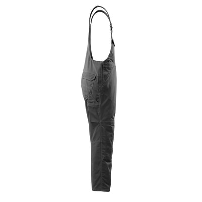 Dark Anthracite - Side - Mascot Mens Industry Lowell Bib And Brace Overall
