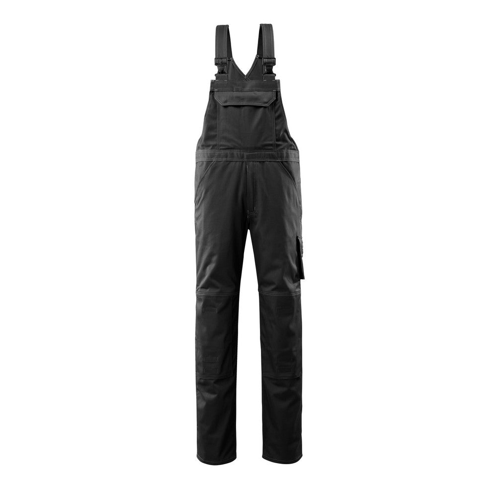Black - Front - Mascot Mens Industry Lowell Bib And Brace Overall