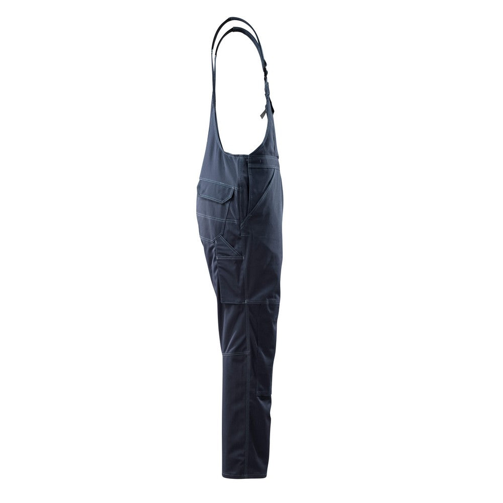 Dark Navy - Side - Mascot Mens Industry Lowell Bib And Brace Overall