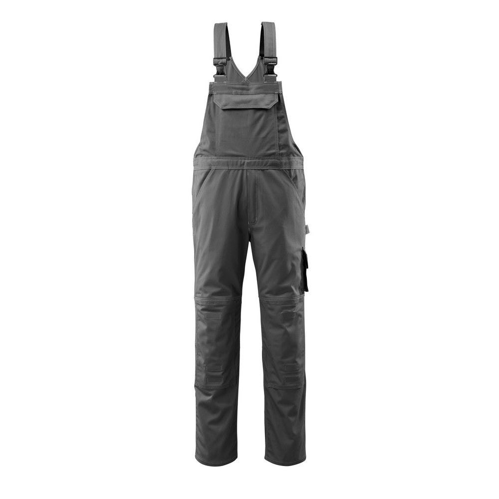 Dark Anthracite - Front - Mascot Mens Industry Lowell Bib And Brace Overall