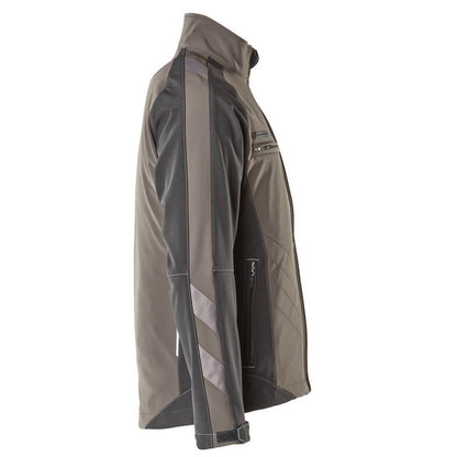 Dark Anthracite-Black - Side - Mascot Mens Unique Dresden Soft Shell Jacket