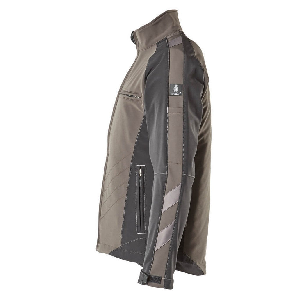Dark Anthracite-Black - Lifestyle - Mascot Mens Unique Dresden Soft Shell Jacket