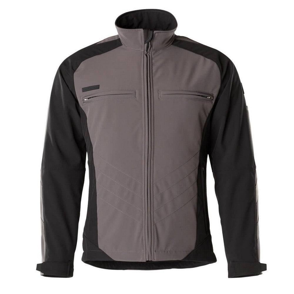 Anthracite-Black - Front - Mascot Mens Unique Dresden Soft Shell Jacket