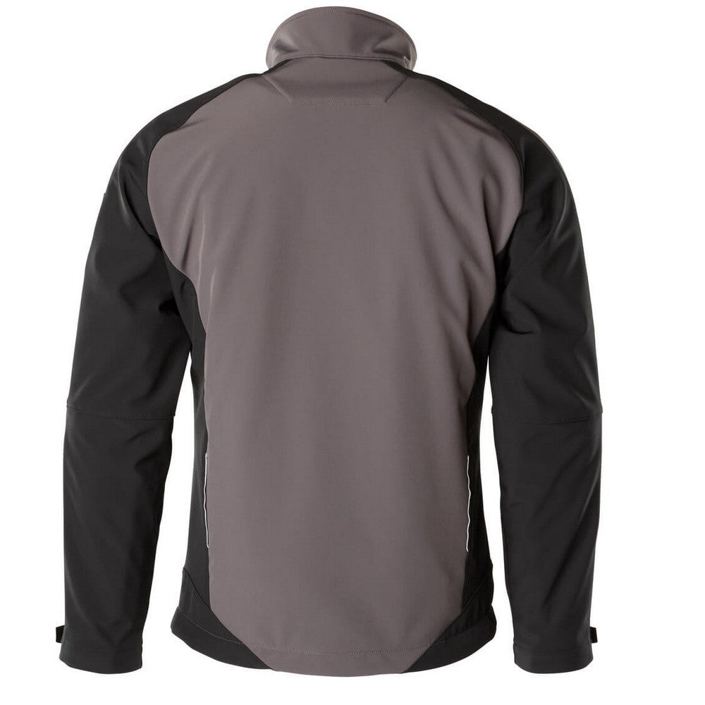 Anthracite-Black - Back - Mascot Mens Unique Dresden Soft Shell Jacket