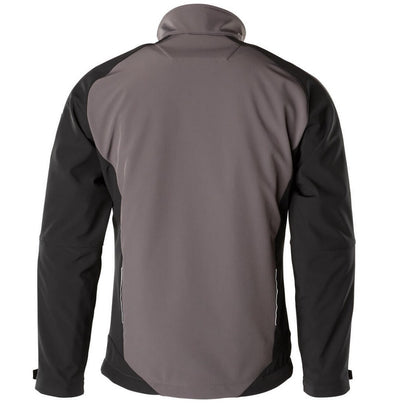 Anthracite-Black - Back - Mascot Mens Unique Dresden Soft Shell Jacket