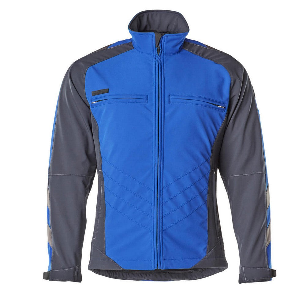 Royal Blue-Dark Navy - Front - Mascot Mens Unique Dresden Soft Shell Jacket