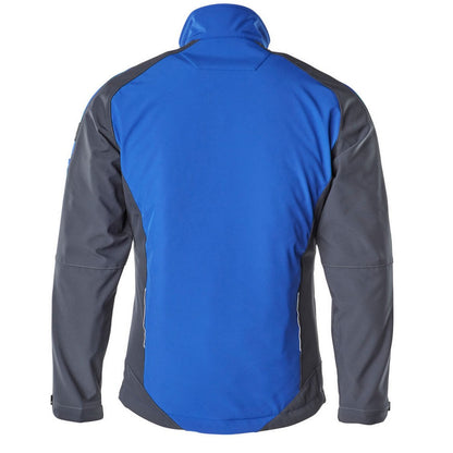 Royal Blue-Dark Navy - Back - Mascot Mens Unique Dresden Soft Shell Jacket