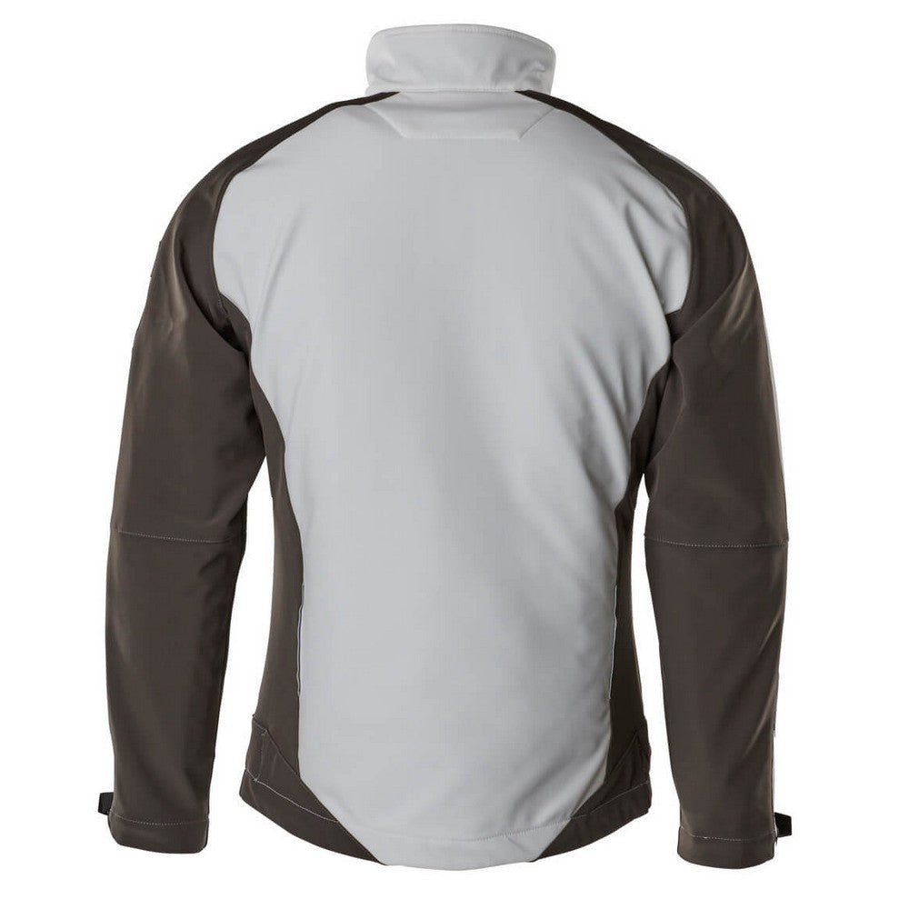 White-Dark Anthracite - Back - Mascot Mens Unique Dresden Soft Shell Jacket
