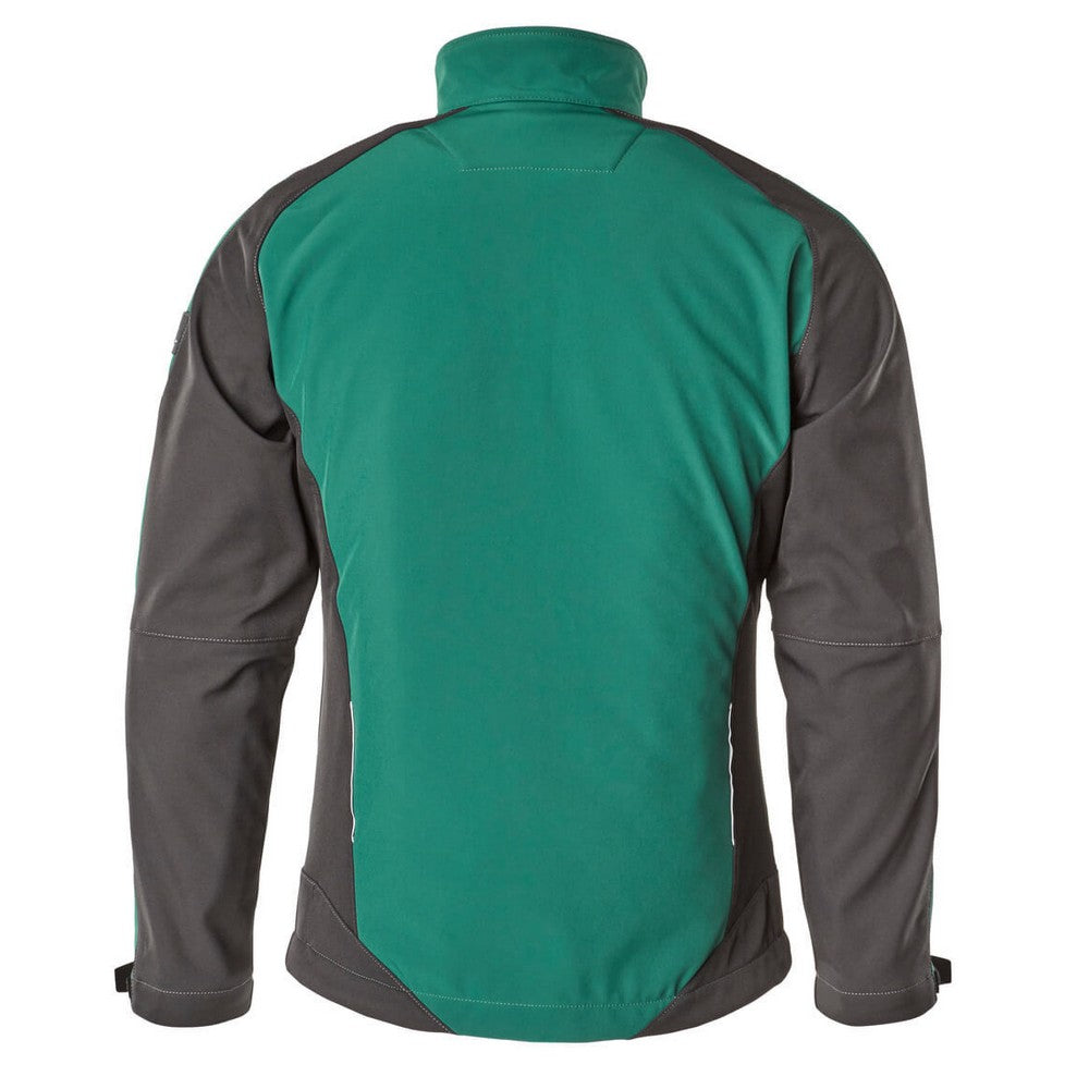 Green-Black - Back - Mascot Mens Unique Dresden Soft Shell Jacket