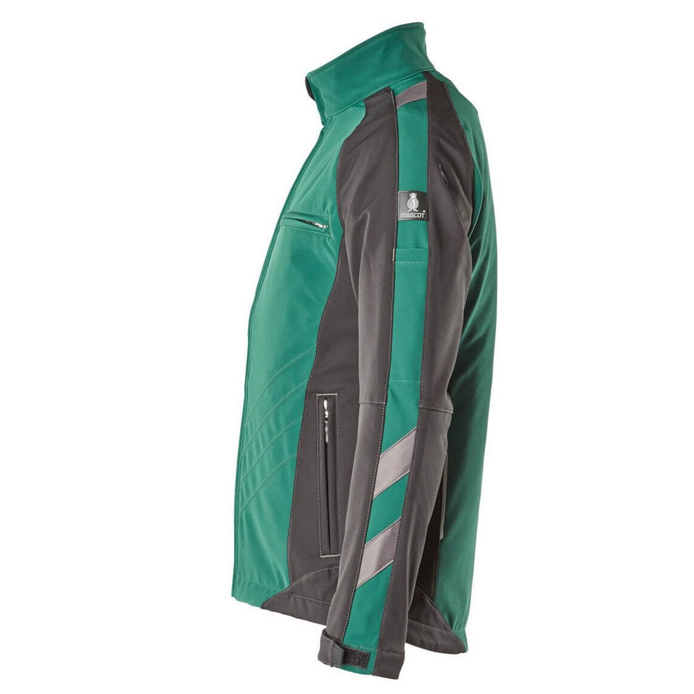 Green-Black - Lifestyle - Mascot Mens Unique Dresden Soft Shell Jacket