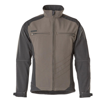 Dark Anthracite-Black - Front - Mascot Mens Unique Dresden Soft Shell Jacket