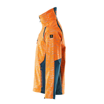 Hi Vis Orange-Dark Petroleum - Lifestyle - Mascot Mens Accelerate Safe Soft Shell Jacket