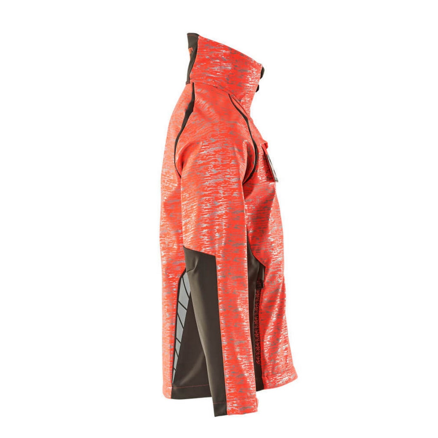 Hi Vis Red-Dark Anthracite - Side - Mascot Mens Accelerate Safe Soft Shell Jacket
