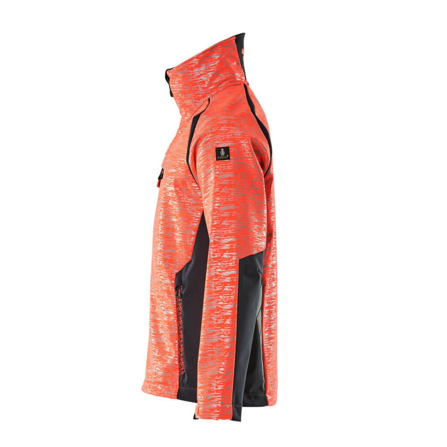Hi Vis Red-Dark Navy - Lifestyle - Mascot Mens Accelerate Safe Soft Shell Jacket