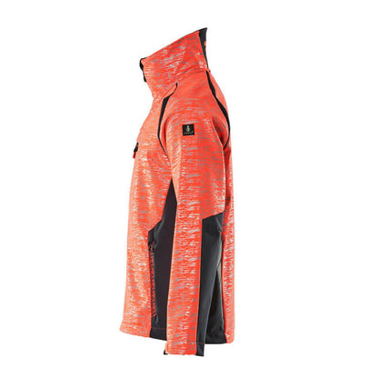 Hi Vis Red-Dark Navy - Lifestyle - Mascot Mens Accelerate Safe Soft Shell Jacket