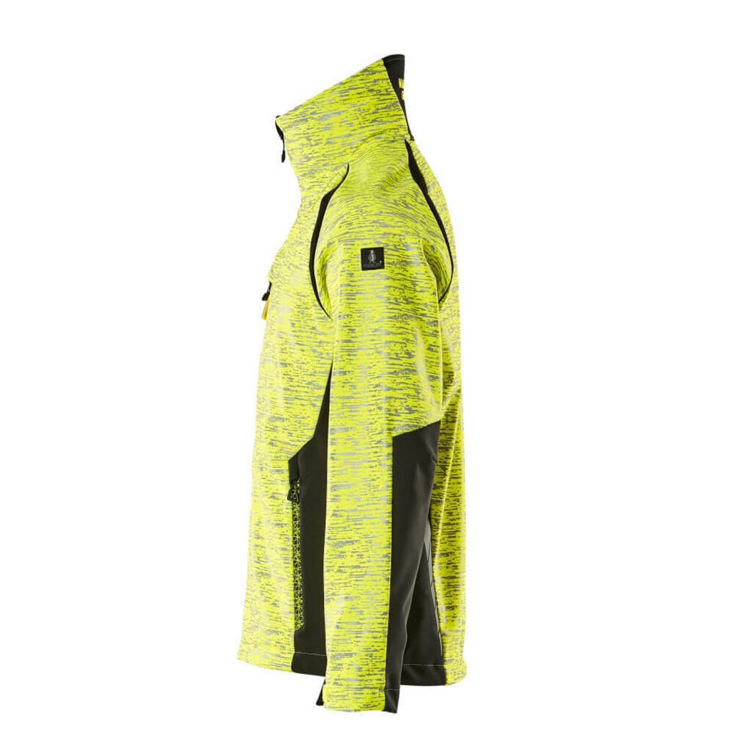 Hi Vis Yellow-Black - Lifestyle - Mascot Mens Accelerate Safe Soft Shell Jacket
