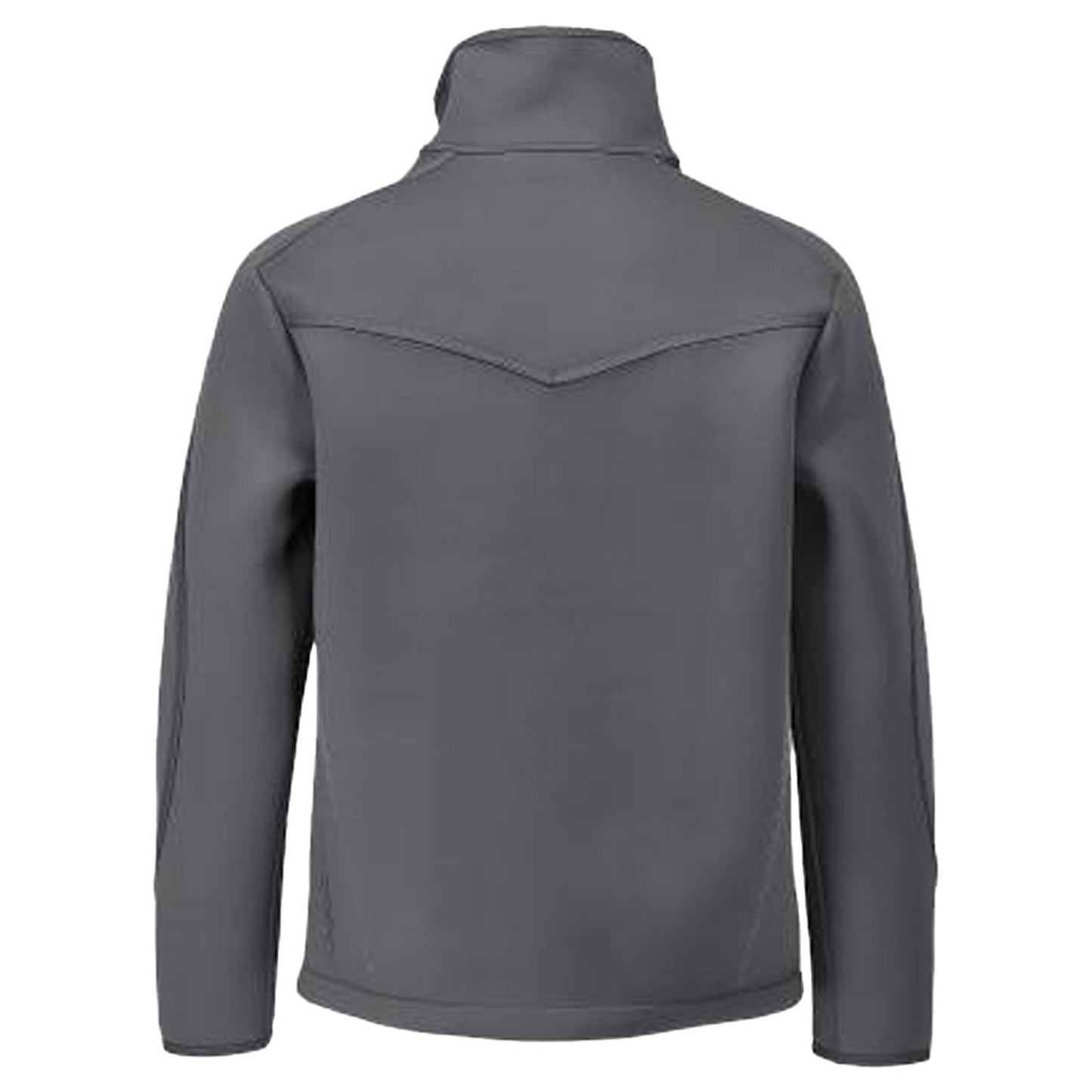 Stone Grey - Back - Mascot Mens Customised Stretch Soft Shell Jacket