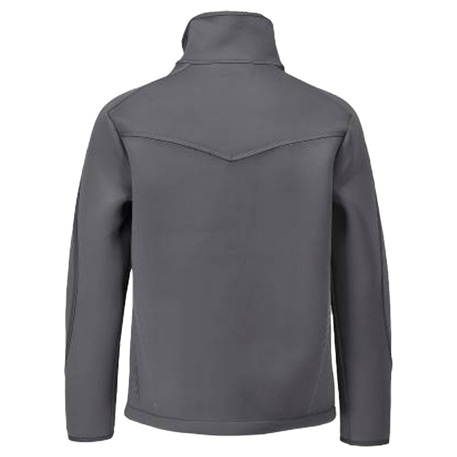 Stone Grey - Back - Mascot Mens Customised Stretch Soft Shell Jacket