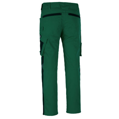 Green-Black - Back - Mascot Mens Unique Work Trousers