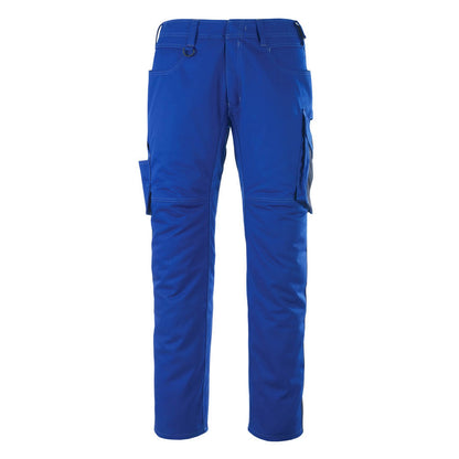 Royal Blue-Dark Navy - Front - Mascot Mens Unique Work Trousers