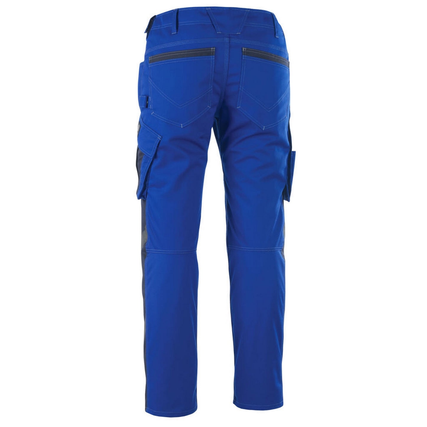 Royal Blue-Dark Navy - Back - Mascot Mens Unique Work Trousers