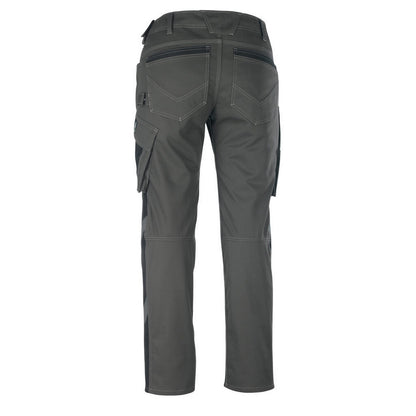Dark Anthracite-Black - Back - Mascot Mens Unique Work Trousers