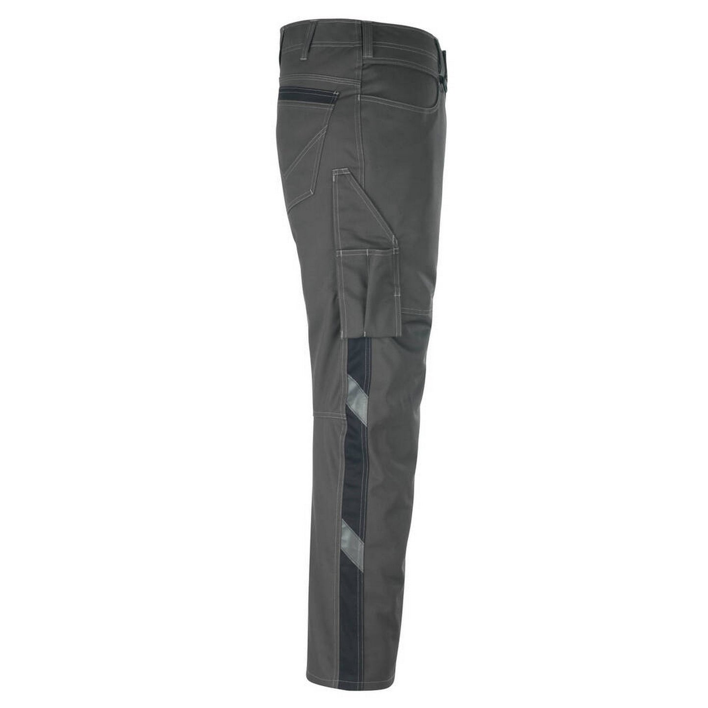 Dark Anthracite-Black - Side - Mascot Mens Unique Work Trousers