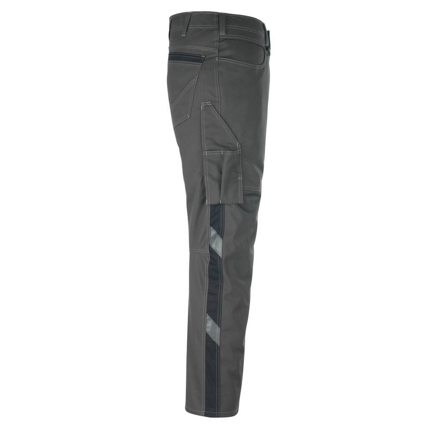 Dark Anthracite-Black - Side - Mascot Mens Unique Work Trousers