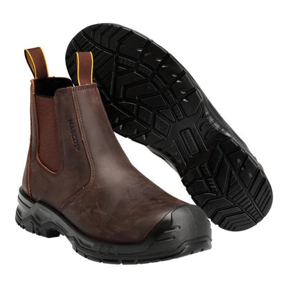 Dark Brown-Black - Lifestyle - Mascot Womens-Ladies Footwear Originals Leather Safety Boots