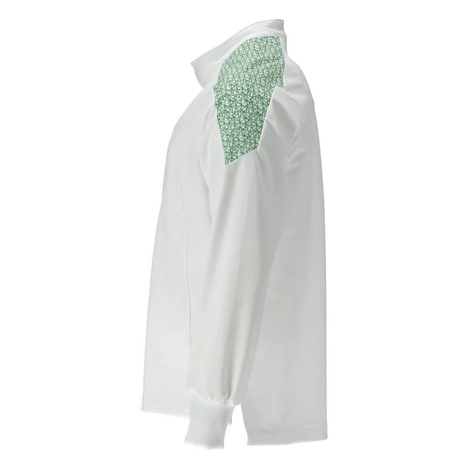 White-Grass Green - Side - Mascot Mens Food & Care Contrast Panel Chef Jacket