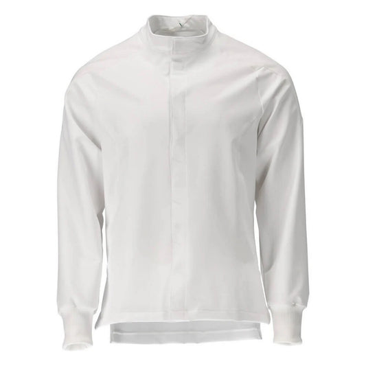 White - Front - Mascot Mens Food & Care Contrast Panel Chef Jacket