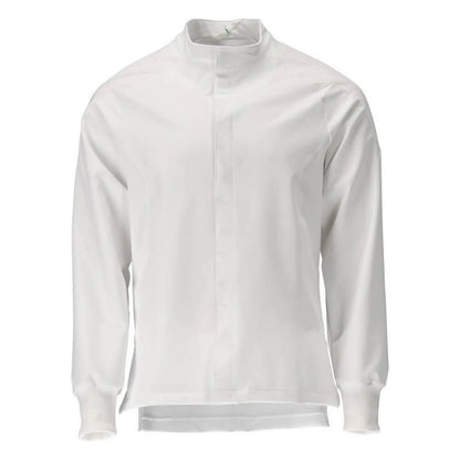 White - Front - Mascot Mens Food & Care Contrast Panel Chef Jacket