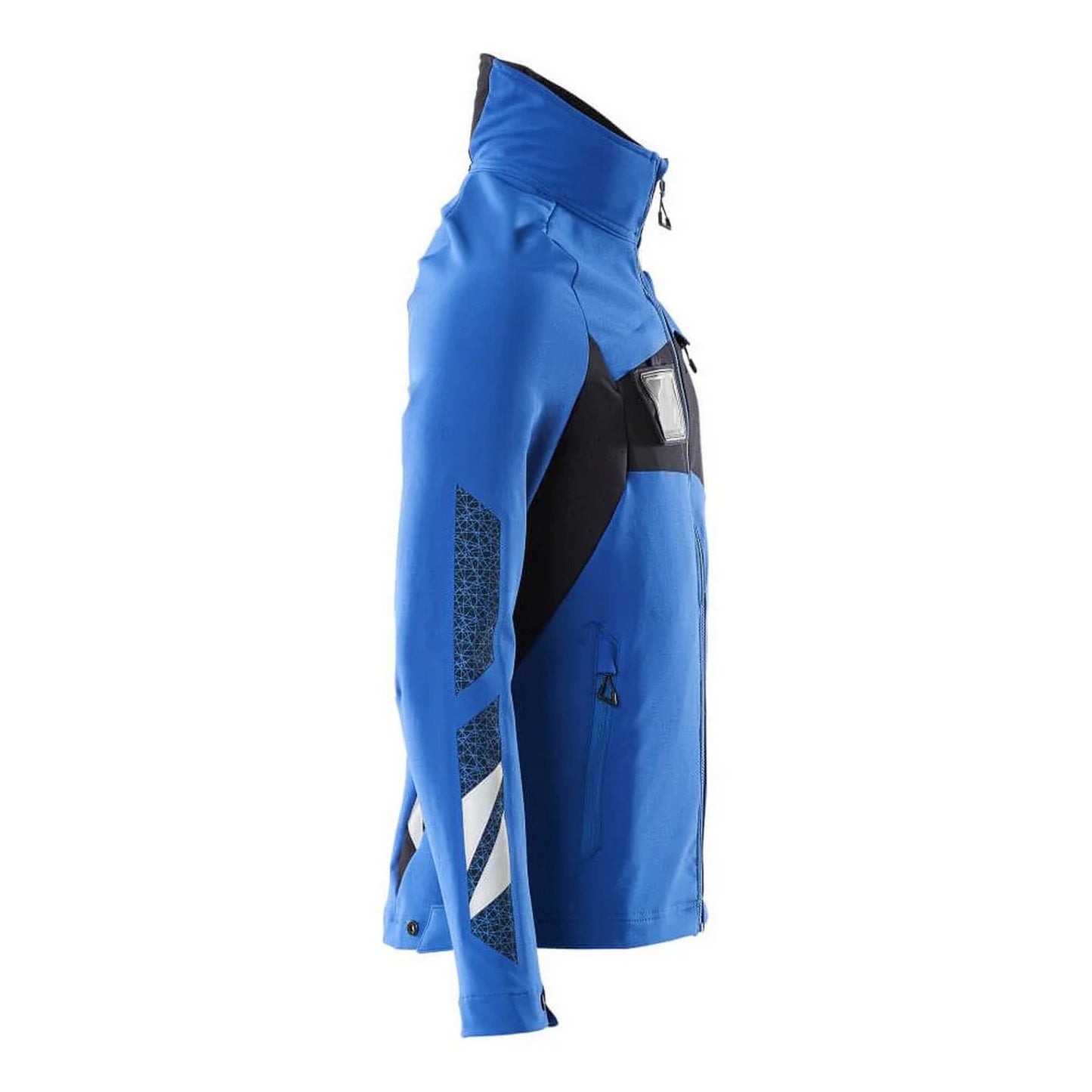 Azure Blue-Dark Navy - Back - Mascot Mens Accelerate Soft Shell Jacket