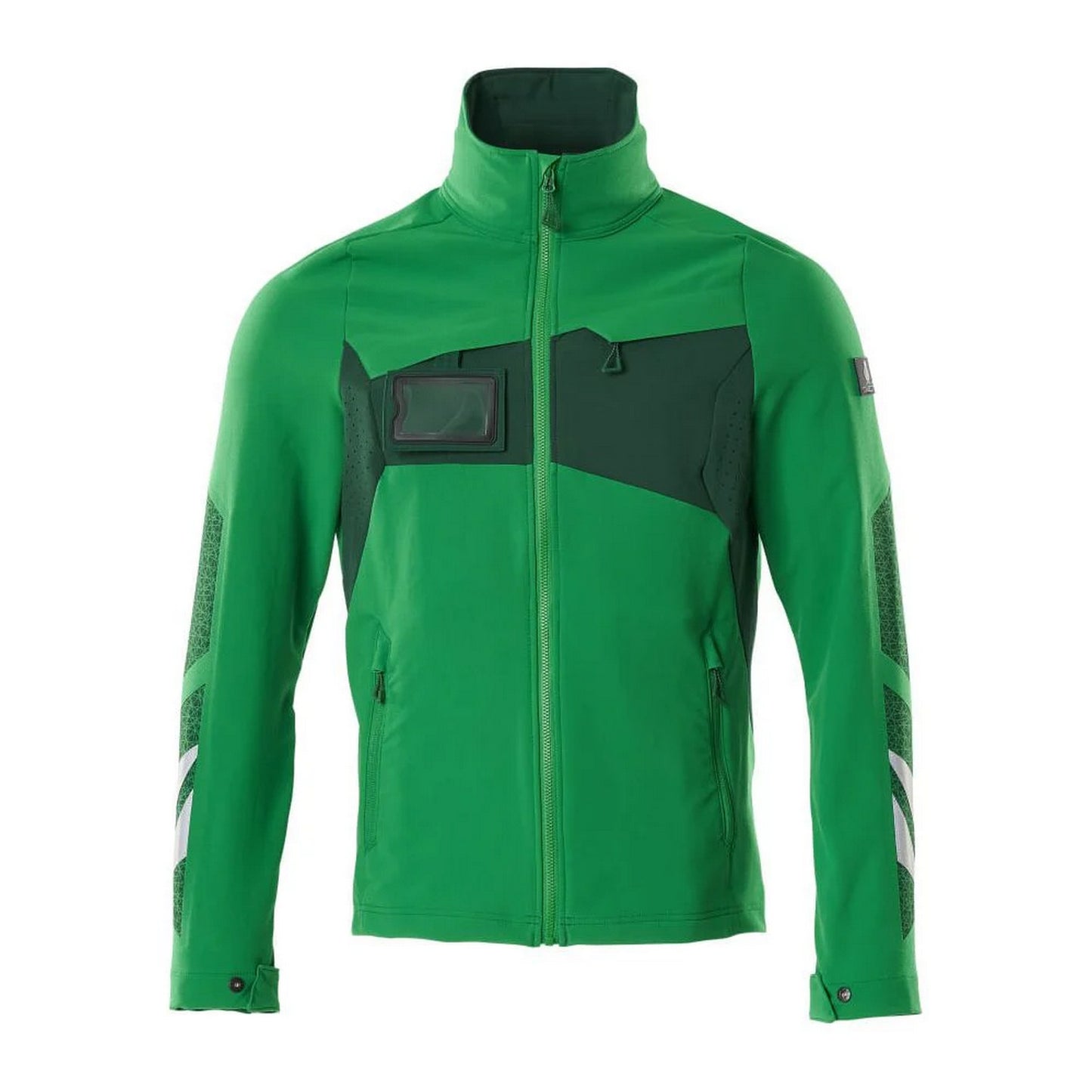 Grass Green-Green - Front - Mascot Mens Accelerate Soft Shell Jacket