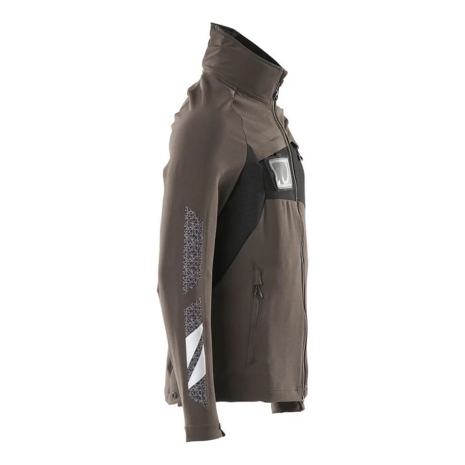 Dark Anthracite-Black - Back - Mascot Mens Accelerate Soft Shell Jacket