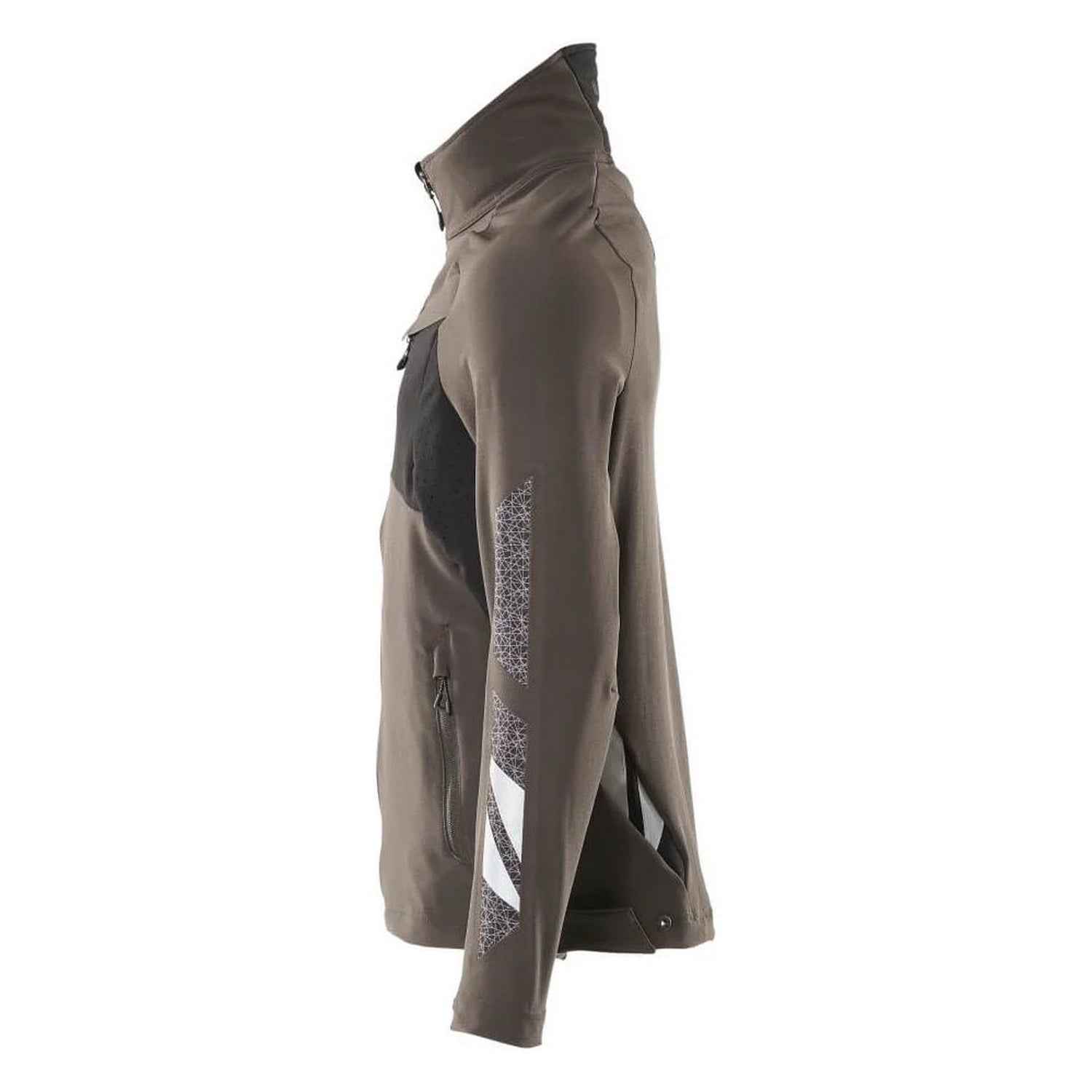 Dark Anthracite-Black - Side - Mascot Mens Accelerate Soft Shell Jacket