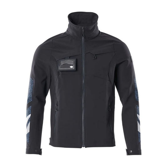 Dark Navy - Front - Mascot Mens Accelerate Soft Shell Jacket