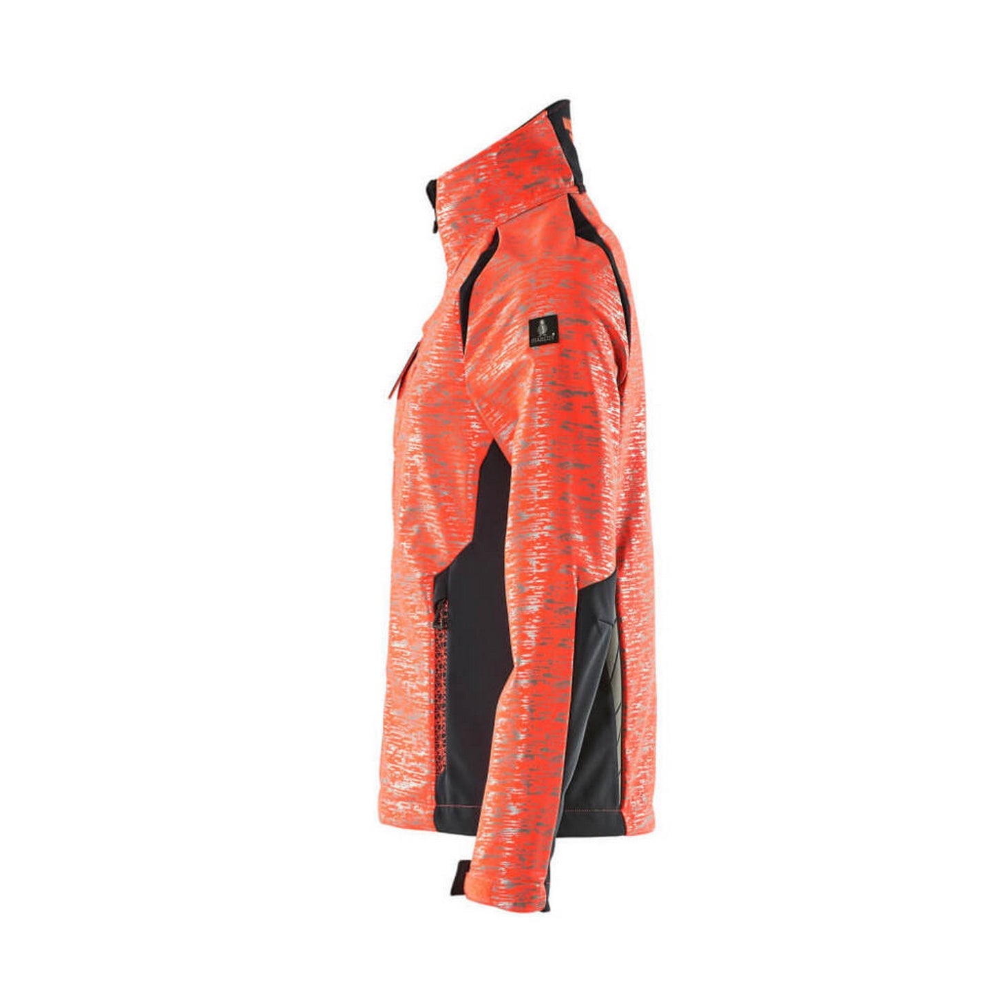 Hi Vis Red-Dark Navy - Lifestyle - Mascot Womens-Ladies Accelerate Safe High-Vis Soft Shell Jacket