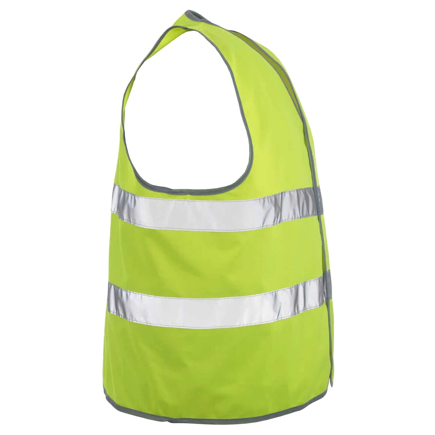 Hi Vis Yellow - Back - Mascot Unisex Adult Safe Classic Weyburn Hi-Vis Vest (Pack of 10)