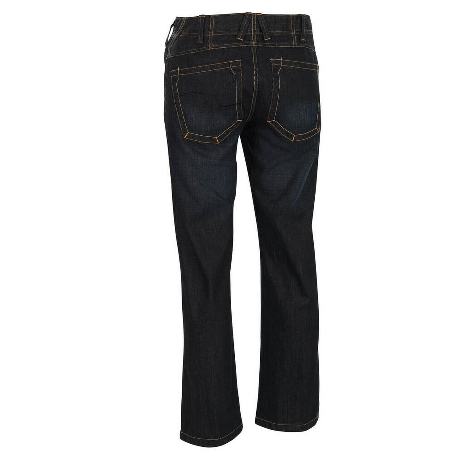 Dark Denim Blue - Back - Mascot Mens Frontline Cotton Jeans