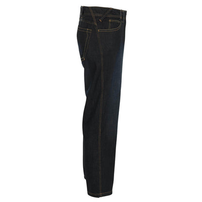 Dark Denim Blue - Side - Mascot Mens Frontline Cotton Jeans