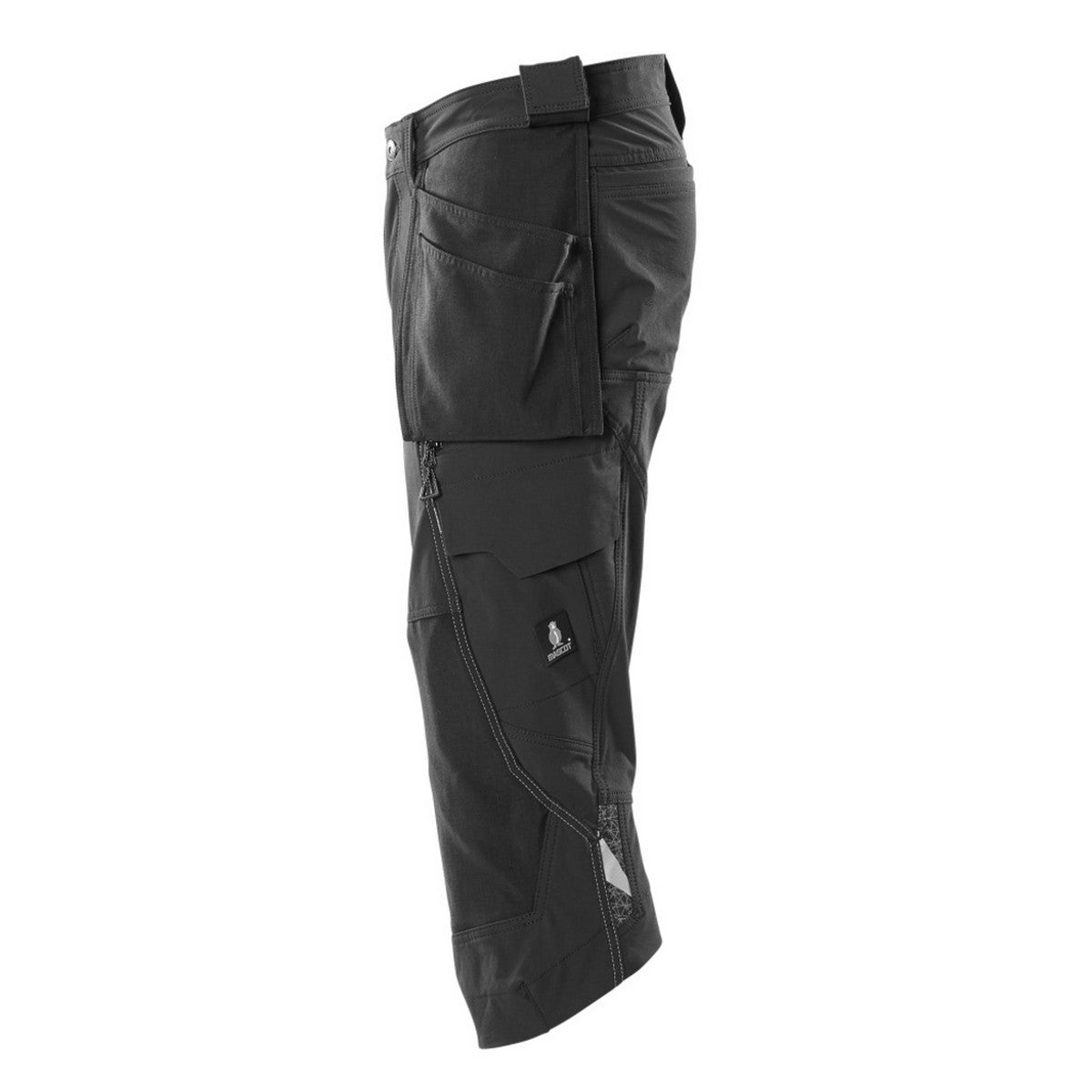 Black - Lifestyle - Mascot Mens Accelerate 3-4 Length Work Trousers