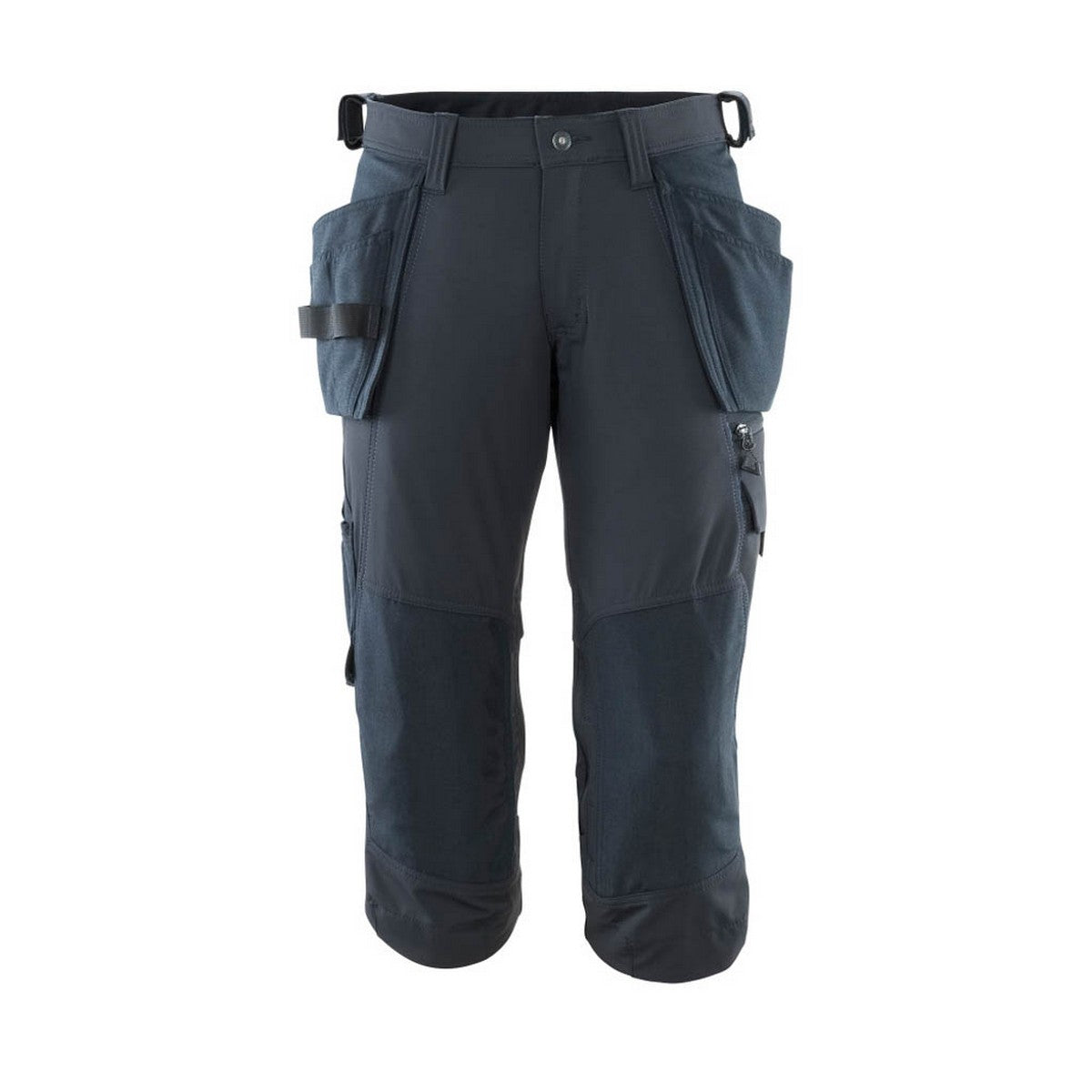 Dark Navy - Front - Mascot Mens Accelerate 3-4 Length Work Trousers