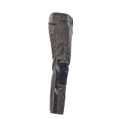 Dark Anthracite-Black - Side - Mascot Mens Mannheim Unique Work Trousers