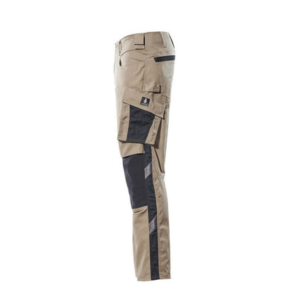 Light Khaki-Black - Lifestyle - Mascot Mens Mannheim Unique Work Trousers