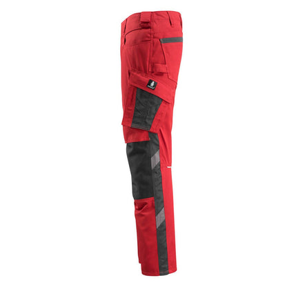 Red-Black - Lifestyle - Mascot Mens Mannheim Unique Work Trousers