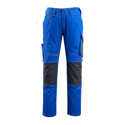 Royal Blue-Dark Navy - Front - Mascot Mens Mannheim Unique Work Trousers