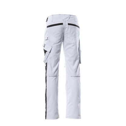 White-Dark Anthracite - Back - Mascot Mens Mannheim Unique Work Trousers
