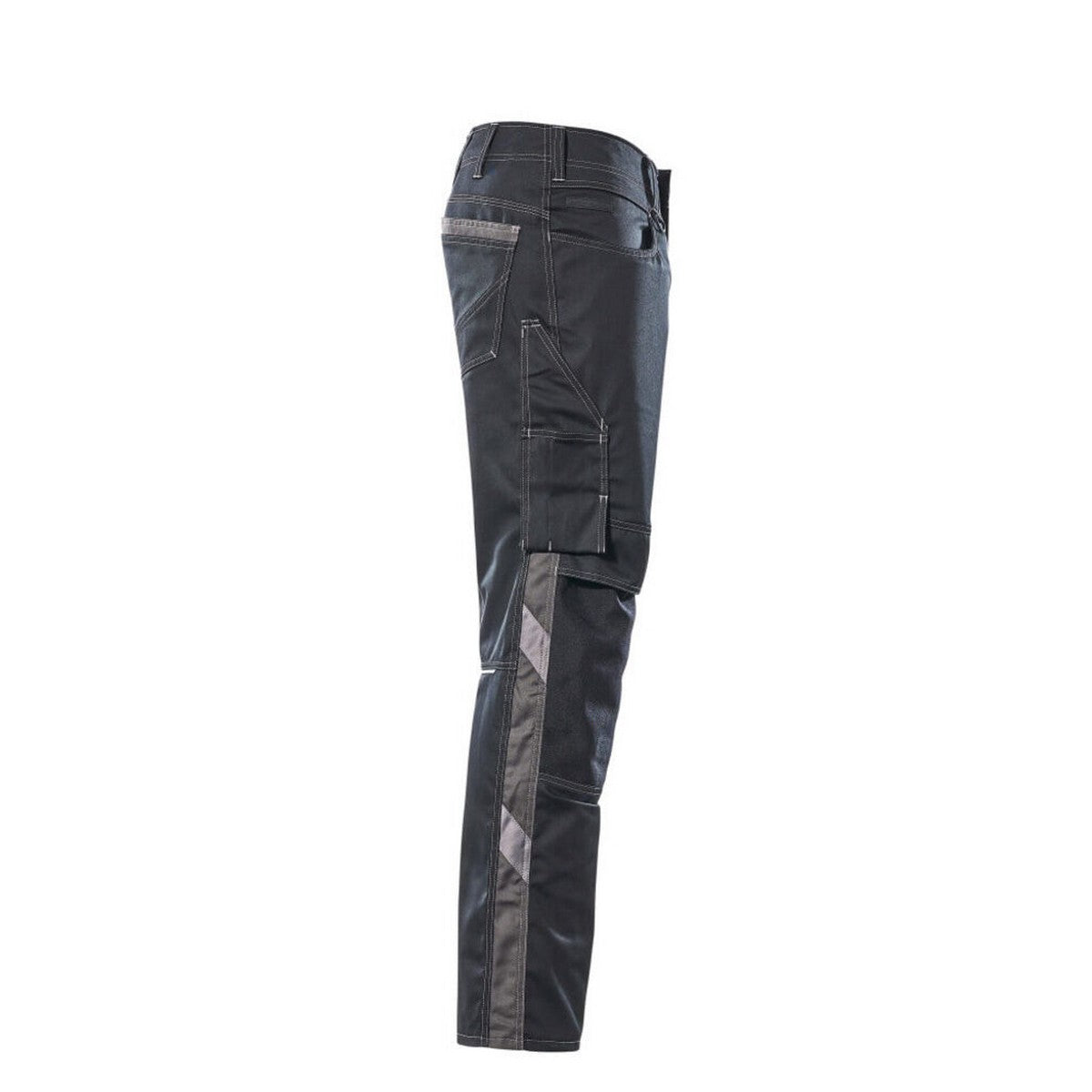 Black-Dark Anthracite - Side - Mascot Mens Mannheim Unique Work Trousers
