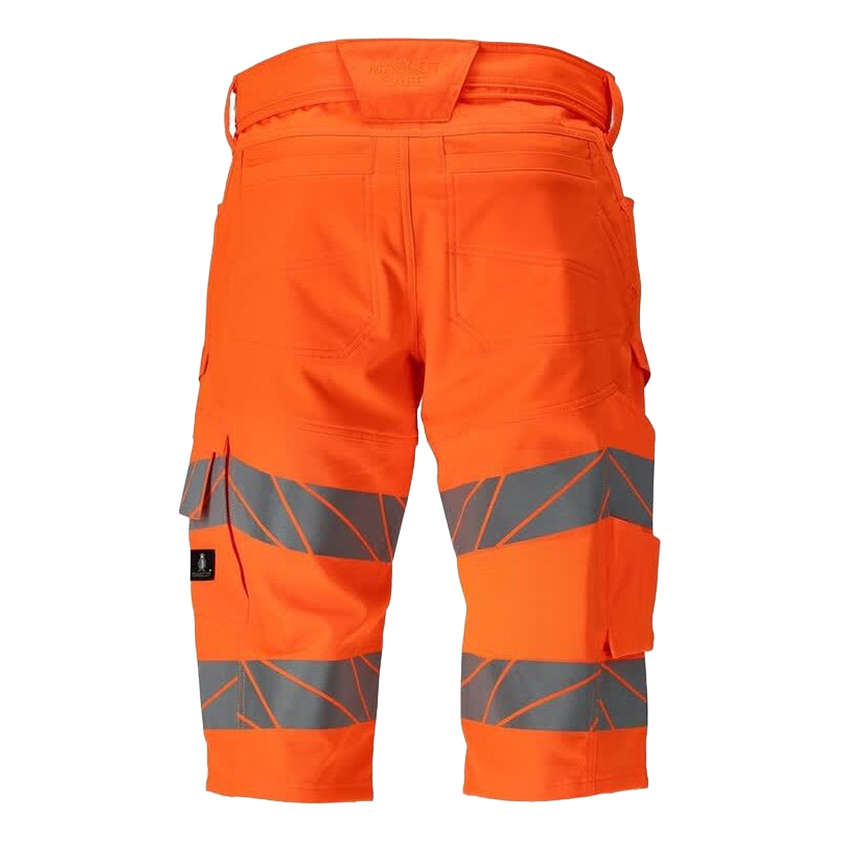 Hi Vis Orange - Back - Mascot Mens Accelerate Safe Work Shorts